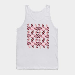 Colorful Semi Circles With Lines Seamless Pattern Tank Top